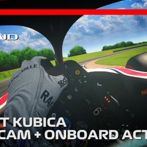 Two Laps with Robert Kubica | F1 2021 car at Tor Poznan | #assettocorsa
