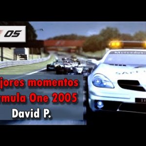 ⭐ Best moments Formula One 2005 (Old games)