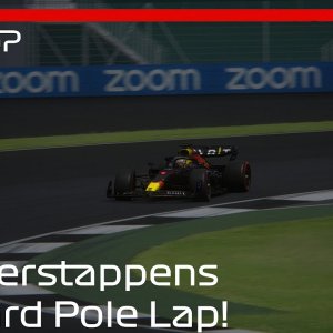 Max Verstappen's Onboard Pole Lap