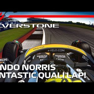 Lando NORRIS' Quali Lap Was OUTSTANDING! 2023 British GP #assettocorsa