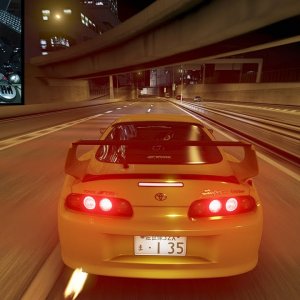 690Hp Toyota Supra MkIV Night Cruise! - Assetto Corsa | Thrustmaster Wheel Gameplay