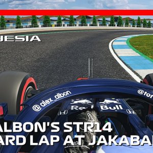 A Lap at Jakabaring with Alexander Albon | 2019 Indonesian Grand Prix | #assettocorsa