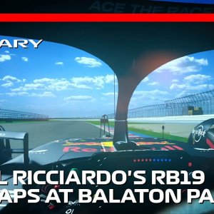 2 Laps with Daniel Ricciardo at Balaton Park | 2023 Hungarian Grand Prix |  #assettocorsa