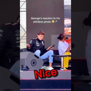 George Russell's Shirtless Photo Reaction