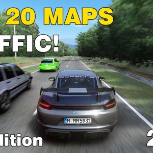 TOP 20 Maps with TRAFFIC for ASSETTO CORSA in 2023! + Install Guide 2nd EDITION