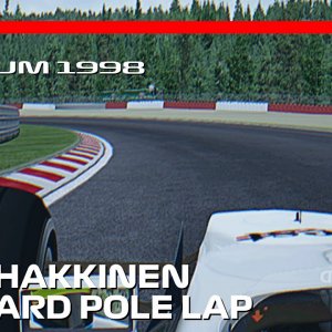 Mika Hakkinen's Pole Lap | 1998 Belgian Grand Prix | #assettocorsa
