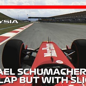 Schumacher's Malaysia Pole Lap but with Slicks | 2004 Malaysian Grand Prix | #assettocorsa