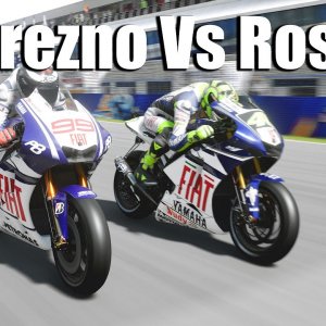 Valentino Rossi Vs Lorenzo | One Lap Battle POV | MotoGP 21