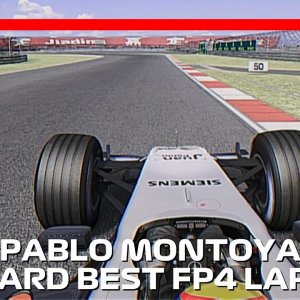 Juan Pablo Montoya's FP4 Lap | VRC McLaren MP4-20 Sound Mod Preview! (Ver-B) | #assettocorsa