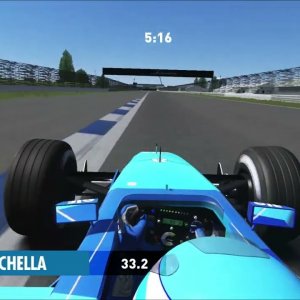 F1 Indianapolis 2001 - Giancarlo Fisichella OnBoard - Assetto Corsa