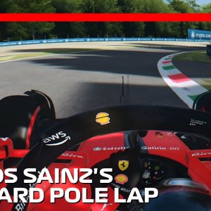 Carlos Sainz's Pole Lap | 2023 Italian Grand Prix | #assettocorsa
