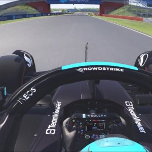 George Russell OnBoard Lap - 2023 British Grand Prix - Assetto Corsa