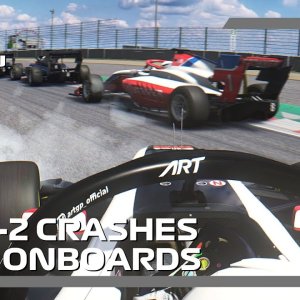 Best Lap 1&2 Crashes Onboards | 2023 Japanese Grand Prix | #assettocorsa