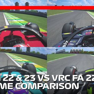 RSS FH 2022 vs VRC FA 2022 vs VRC FA 2023 vs RSS FH 2023 Lap Time Comparison | #assettocorsa