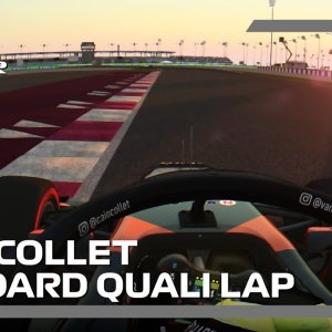 F3 2023 Qatar - Caio Collet Onboard | #assettocorsa