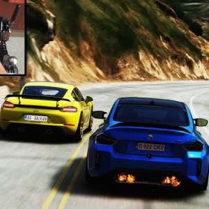 640HP BMW M2 & 450HP Porsche 718 Cayman GT4 MR Convoy | Assetto Corsa | Thrustmaster T300RS Gameplay