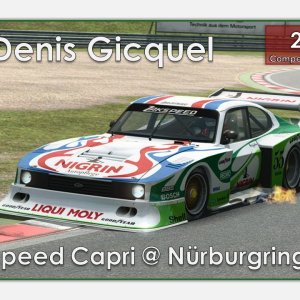 RaceRoom Competition Winning Lap - Nürburgring GP - Zakspeed Capri   Denis Gicquel - 2.00:657