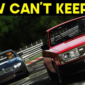 BMW M3 can't keep up with this OLD VOLVO! - Nurburgring - Assetto Corsa - Thrustmaster T300 Gameplay