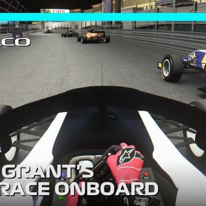Chloe Grant's 3-Lap Race Onboard | F1 Academy 2023 Race at Night Monaco | #assettocorsa