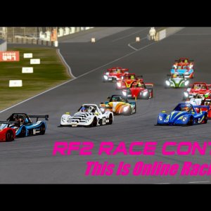 RF2's Fantastic New Online Race Control System! This Is What The Racing Is Like! Radical Rookies!