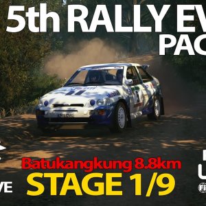 EA SPORTS WRC | Career mode Part #18 Rally Pacifico | Batukangkung 8.8km | Ford Escort RS Cosworth
