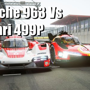 Porsche V Ferrari | Le Mans Hypercars 499P Vs 963 | Assetto Corsa