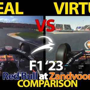 Real VS Virtual | rFactor2  F1 2023 | ONBOARD COMPARISON | Red Bull RB19 | Zandvoort