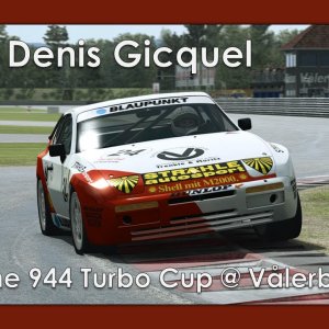 RaceRoom Leaderboard Hotlap - Valerbanen Full - Porsche 944 Turbo Cup - Denis Gicquel - 1.00:771