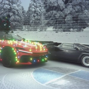 Ferrari Purosangue Ready For Christmas ! Snowy Nurburgring Nordschleife | Assetto Corsa
