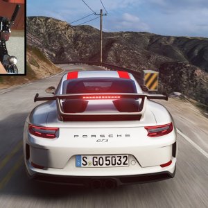 Porsche 911 GT3 Canyon Run - Assetto Corsa | Thrustmaster T300RS Gameplay