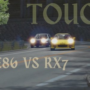 Toyota AE86 vs Mazda RX7 Spirit R | Assetto Corsa  |