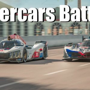 Battle Of Hypecars | Pageau 9T8 (Peugeot 9X8) Vs Bayer Hybrid V8 (BMW M Hybrid V8)