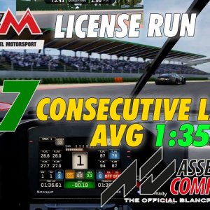 ACC | LFM LICENSE | 7 CONSECUTIVE LAPS AVG 1:35.534 MISANO
