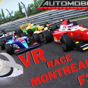 VR F1 1993 Canada Race @Automobilista 2 - Quest 2 and G29 Gameplay - F1 Hitech DLC