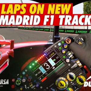 AC | F1 Madrid Track Learning | Driven in VR | First 3 laps ever