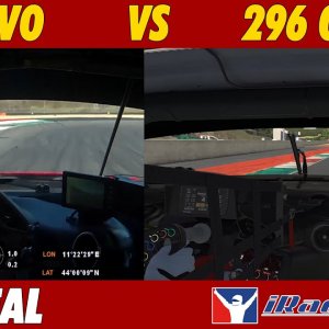 Ferrari iRacing 296 GT3 vs Real 488 EVO