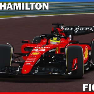 Lewis Hamilton first Ferrari laps at Fiorano