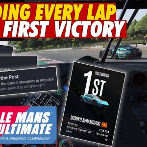 LeMans Ultimate | Victory Achievement | FULL 10 min Race Cockpit Camera Porsche GTE