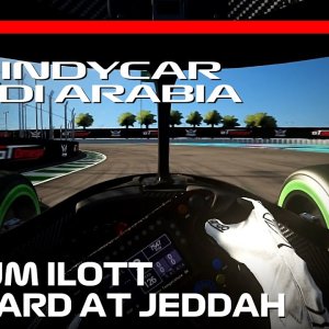 Indycar on F1 2024 Track! | Onboard with Callum Ilott at Jeddah Corniche Circuit | #assettocorsa