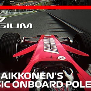 Kimi Raikkonen's Pole Lap | 2007 Belgian Grand Prix | #assettocorsa