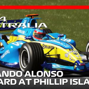F1 2004 at Phillip Island | Fernando Alonso Onboard | #assettocorsa