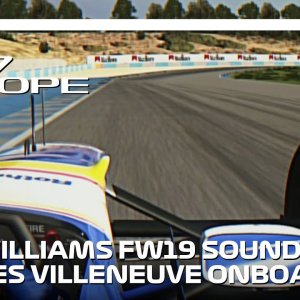 New Williams FW19 Sound Mod Released! | F1 1997 Jerez - Jacques Villeneuve Onboard | #assettocorsa