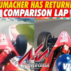 Real vs Virtual | AssettoCorsa  F399 1999 F1 Ferrari Sepang Comparison  + Download Links #V325