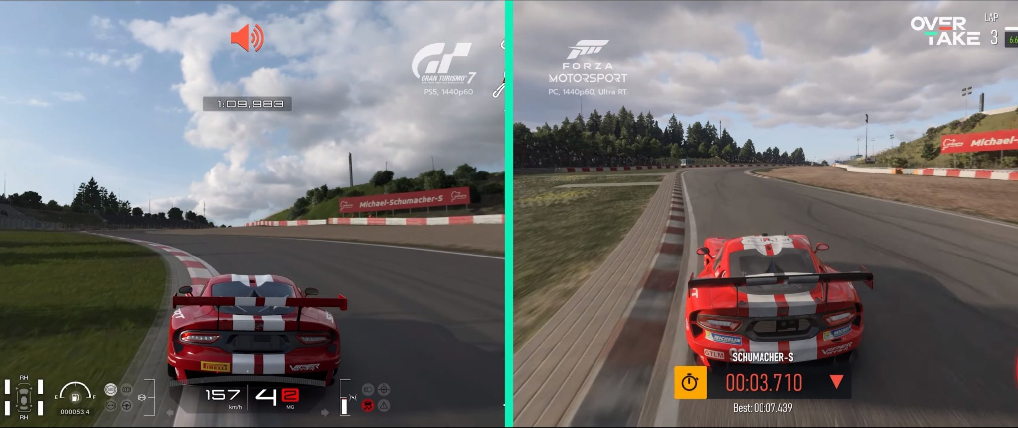 Forza Motorsport 7 (Xbox One) Vs Gran Turismo Sport (PS4 Pro) Graphical  Comparison 
